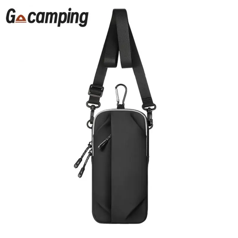 

Sport Armband Bag PU Leather Waterproof Arm Band 6.8 Inch Mobile Phone Case Holder Outdoor Sports Gym Running Waist Bag