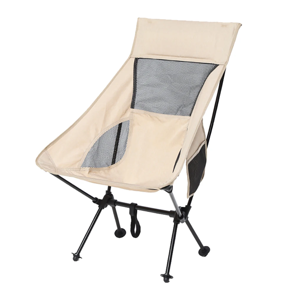 

High Back Camping Chair Lightweight Folding Chairs Backpacking Camp Chairs For Outdoor Camp Travel Beach Picnic Fishing