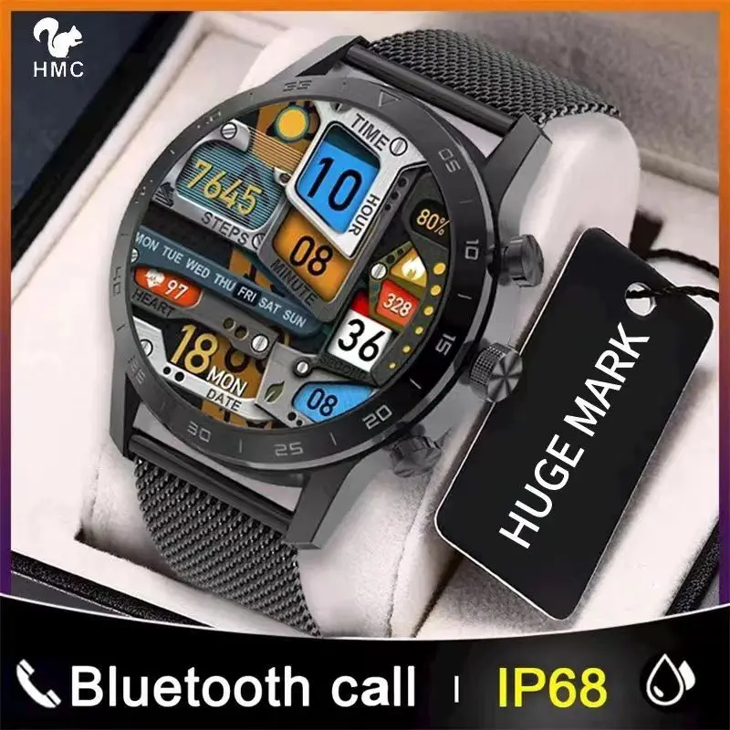 Новинка 2022 умные часы с большой яркостью Беспроводная зарядка Bluetooth для звонков