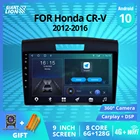 Автомагнитола 2DIN, Android 10, для Honda CRV CR-V 2012 2013 2014 2015 2016, GPS-навигация, автомобильный мультимедийный видеоплеер, Android Auto 9
