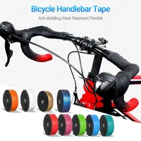 2pcs toseek bicycle handlebar tape anti skidding wear resistant flexible eye catching design bicycle handlebar tape for outdoor