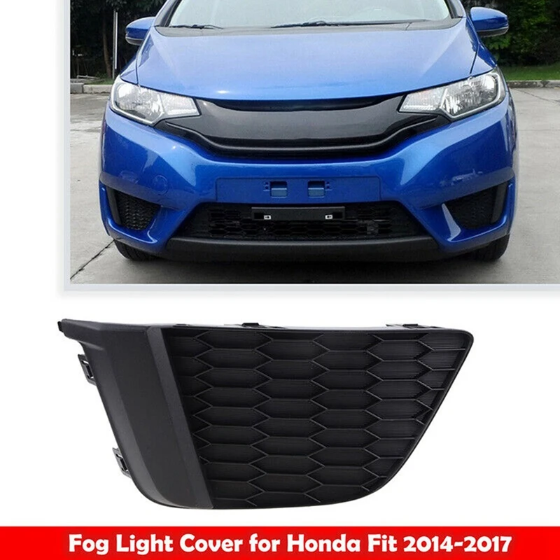 

Правый передний бампер, противотуманная фасветильник, Обложка для Honda Fit Jazz 2014 2015 2016 2017