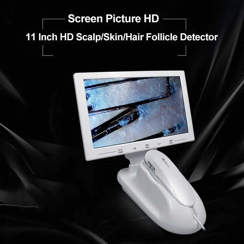 Профессиональный детектор волос на коже волосяной фолликул кожи головы влага