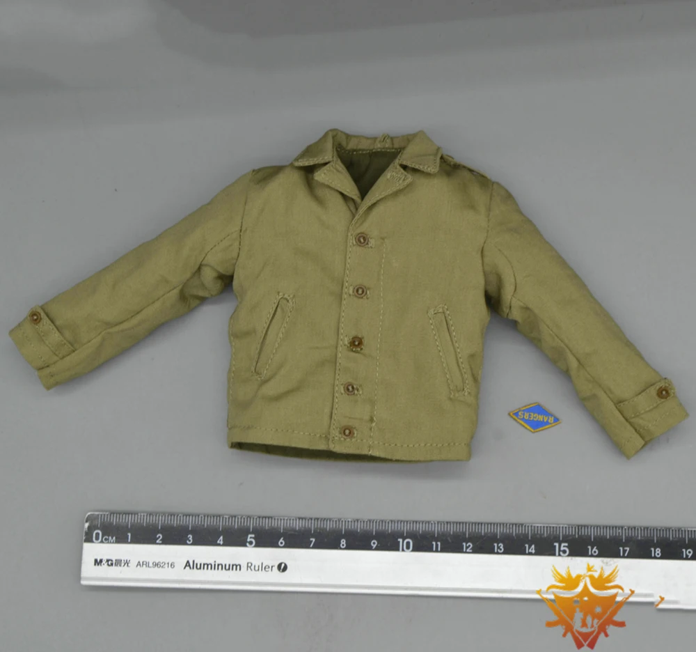 

1/6 DID A80145 времен Второй мировой войны США армия рейнджер капитан Миллер Мужская куртка с медалью модель для 12-дюймовых кукольных аксессуаров