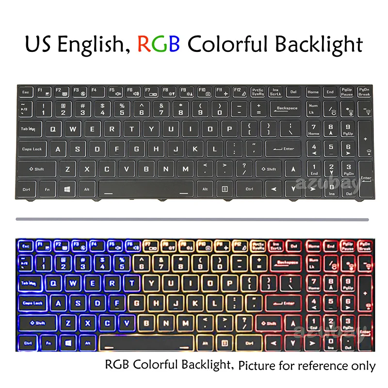 Клавиатура rgb с черным светом США для clevo np6877cq np6877eq np7852 np7853 np7856 np7858dw np7873 np7876 np7877dw
