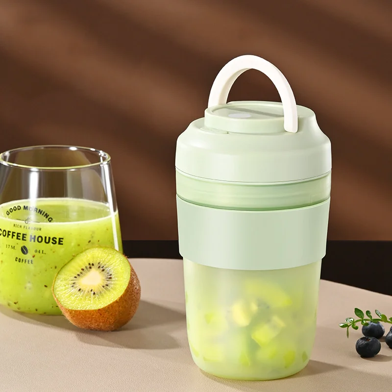 

Portable Blender USB Rechargeable Travel Juicer Cup Electric Mini Personal Size Blenders for Smoothies and Shakes Fruit Juice