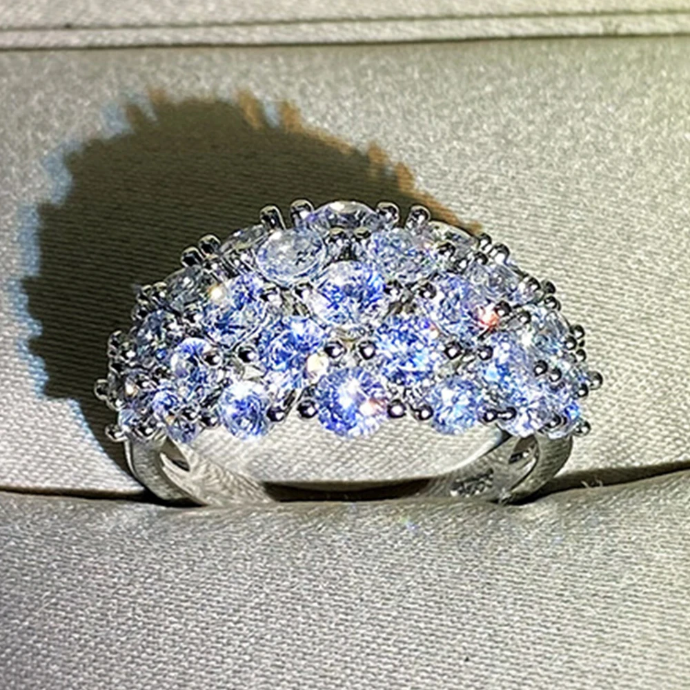 

Женское кольцо с бриллиантами, оригинальное кольцо с бриллиантами, роскошное Ювелирное Украшение с бриллиантами для девушек