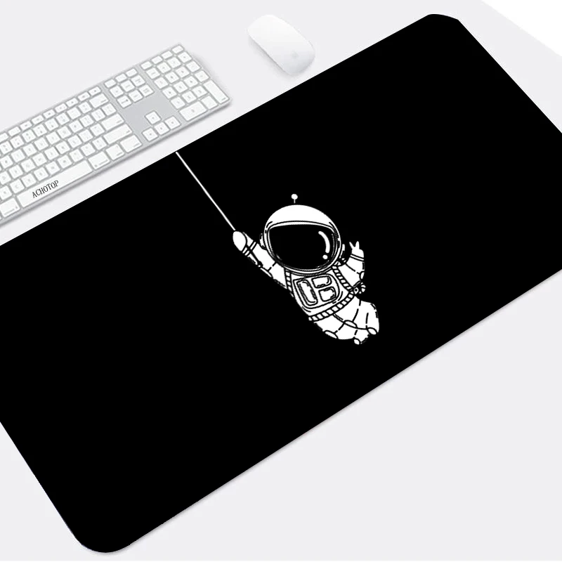

Spaceman Cute Cartoon Pattern Mouse Pad Gamer Mat Anti-slip Rubber Mousepad Gaming Mouse mat Kawaii Black Home Office Desk Mats