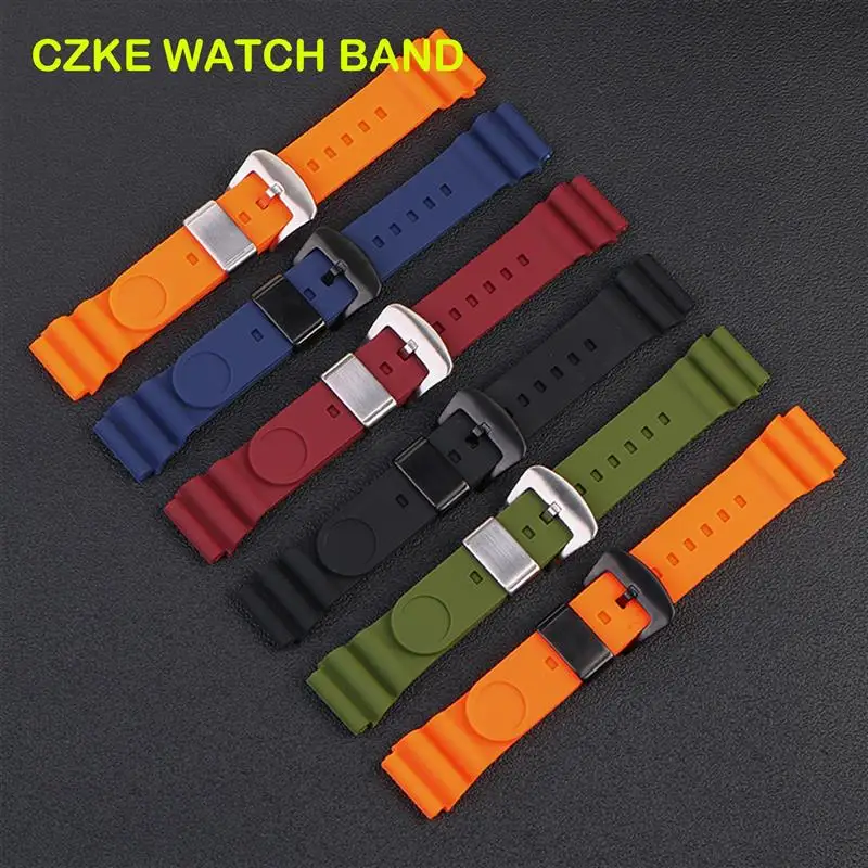 Ремешок MAISITU для Seiko 5 No. Solar мужской силиконовый резиновый браслет спортивного