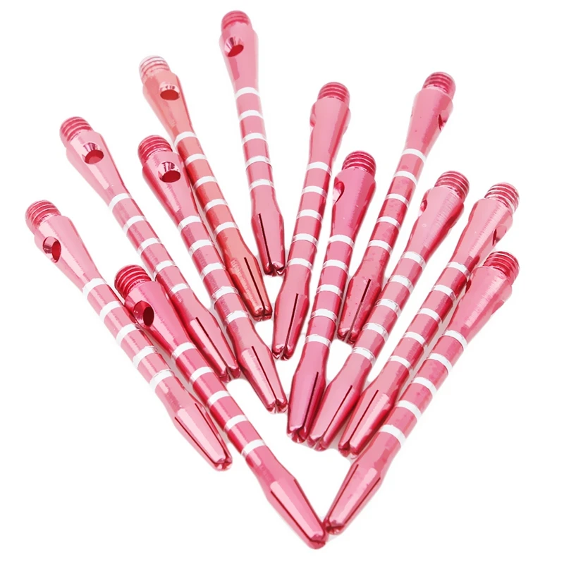 

12pcs/2BA Aluminum Medium Darts Shafts Harrows Dart Stems Throwing Circle straight rod