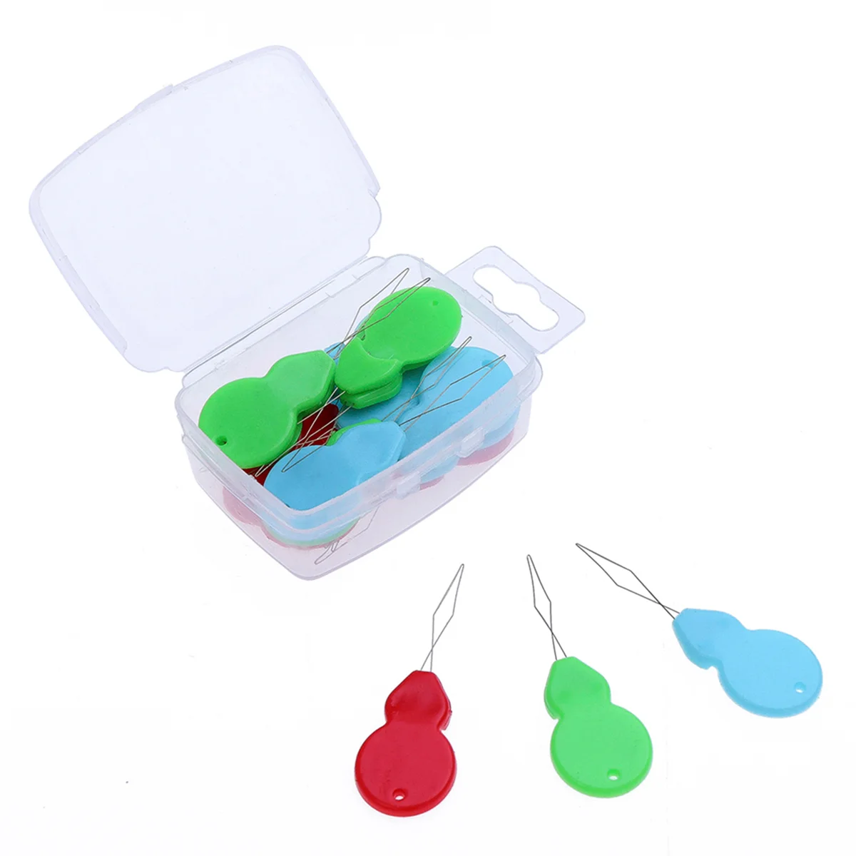 

20pcs Threader Household DIY Threader Hand Machine Sewing Tool with Clear Box Sewing Craft Projects