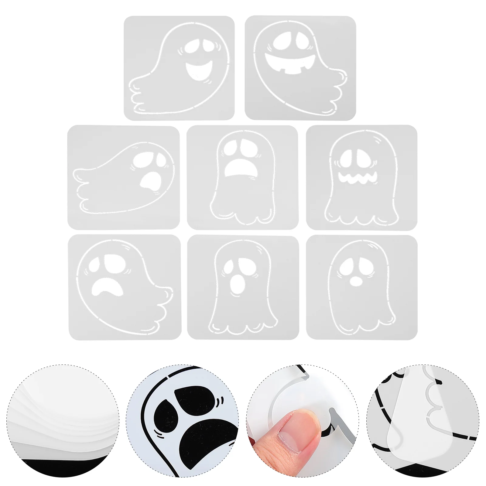 

Scrapbooking Cutting Dies Painting Template Embellishments Halloween Spraying Stencil