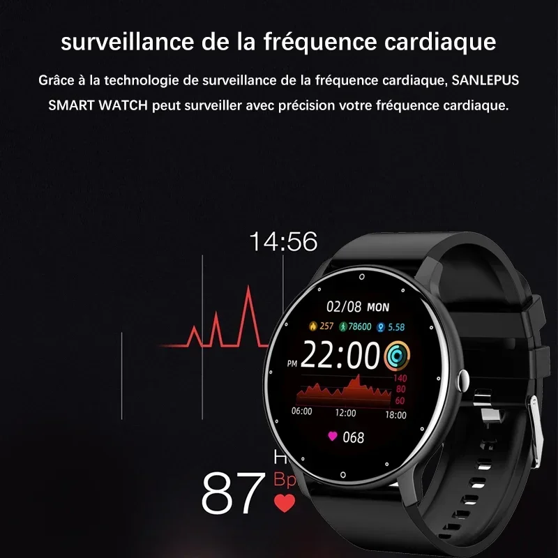 Смарт-часы Xiaomi мужские водонепроницаемые спортивные фитнес-часы с сенсорным