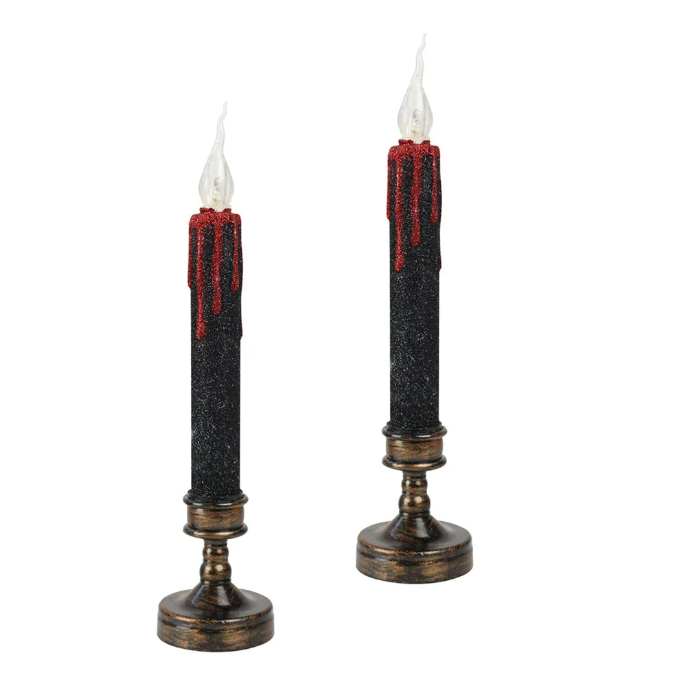 

Декор на Хэллоуин, свечи, светодиодные лампы, украшения, винтажный бар, Домашняя вечеринка, готический беспламенный ночной дом