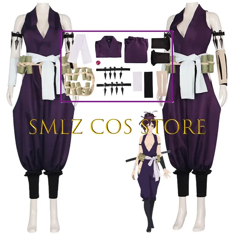Аниме Jigoku Raku Hell's Paradise Косплей Yuzuriha Костюм Парик Карнавальная вечеринка