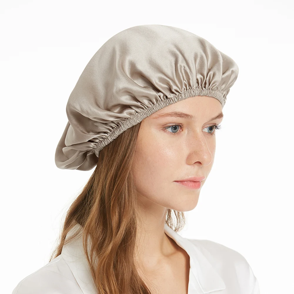 Женская однотонная пикантная Кепка из натурального шелка в стиле 19 momme |