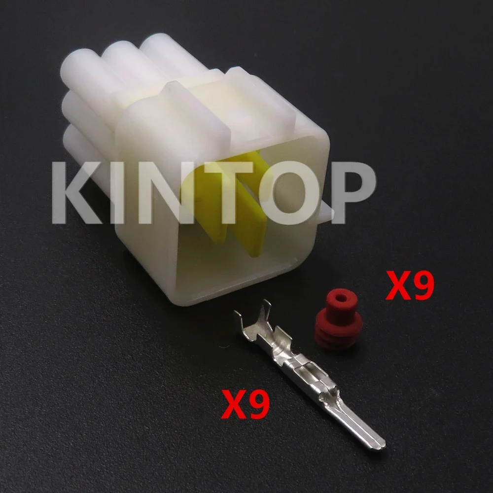 

1 комплект, 9-контактный автомобильный адаптер переменного тока в сборе с проводами FW-C-9M-B FW-C-9F-B, пластиковый корпус, водонепроницаемая розетка, автомобильный разъем провода