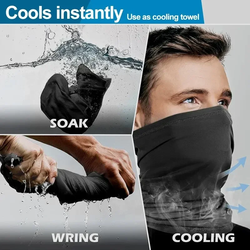 Солнцезащитная маска для улицы быстросохнущая велосипедная лица дышащий шарф