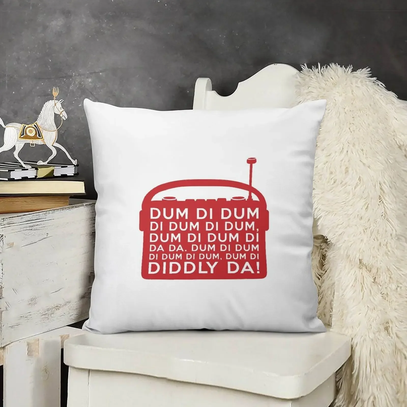 Archers Dum Di Theme Tune Radio Пледы Наволочки Для Диванов Рождественская Наволочка Подушка