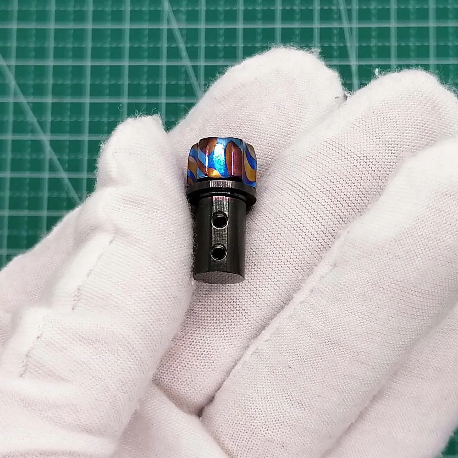 1 шт. шапочка для ручки из циркония Дамасского с гироскопом феллхоэлтера