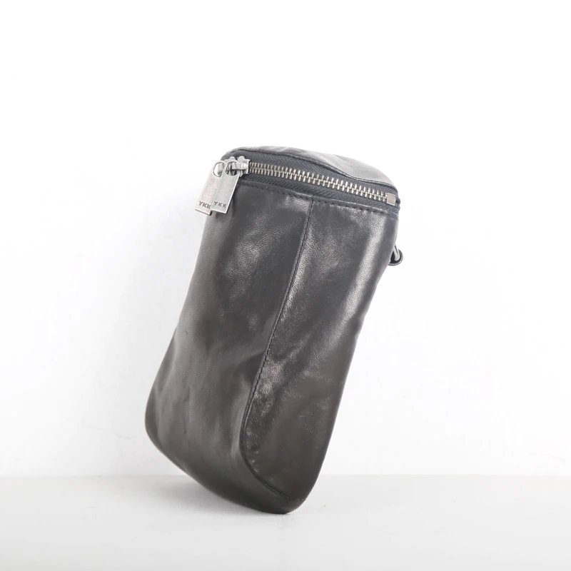 Сумка-мессенджер унисекс из натуральной овечьей кожи роскошный саквояж