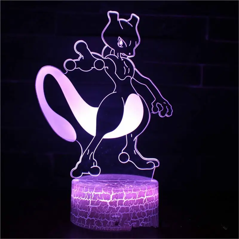 

TAKARA TOMY Pokemon Pikachu 3D Night Light Creative LED Visual Light Valentine's Day Gift Bedside Table Lamp Birthday Gift