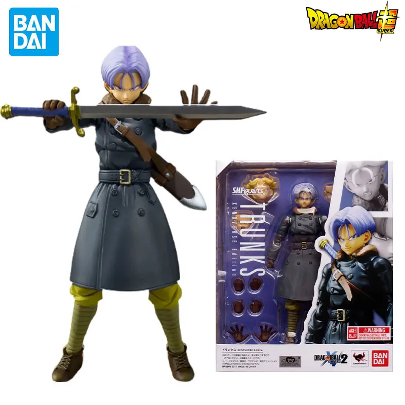 

Bandai Original Shf Dragon Ball Z Trunks Anime Action Figures &amp Toy Figure Model Toys Boys Grils Gift Collection Toy for Kids