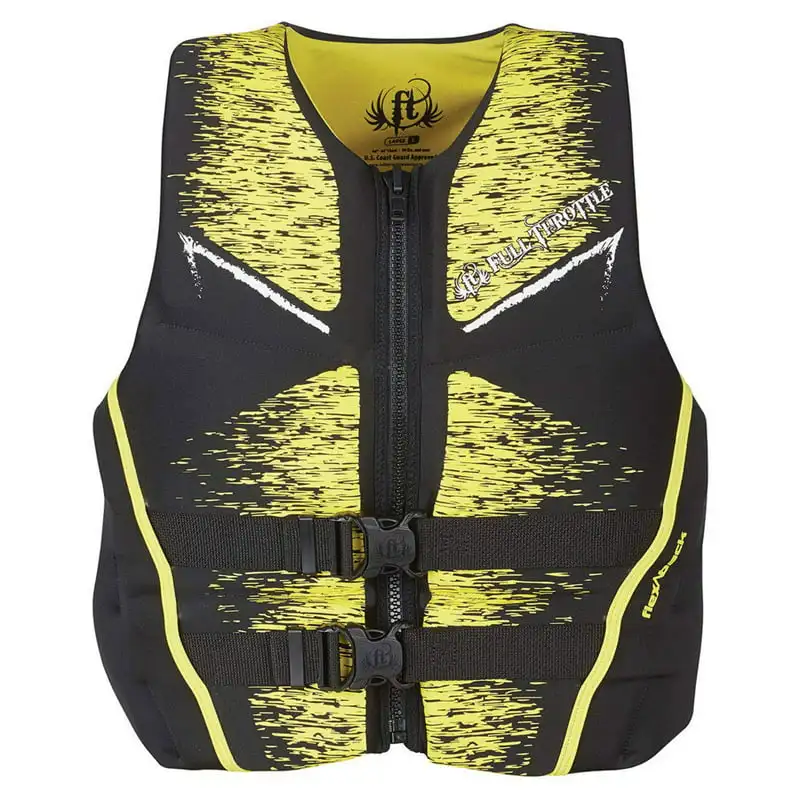 

142500-300-060-19 Men's Hinged Rapid-Dry Flex-Back Vest - 2XL (48"-52" Chest), Yellow