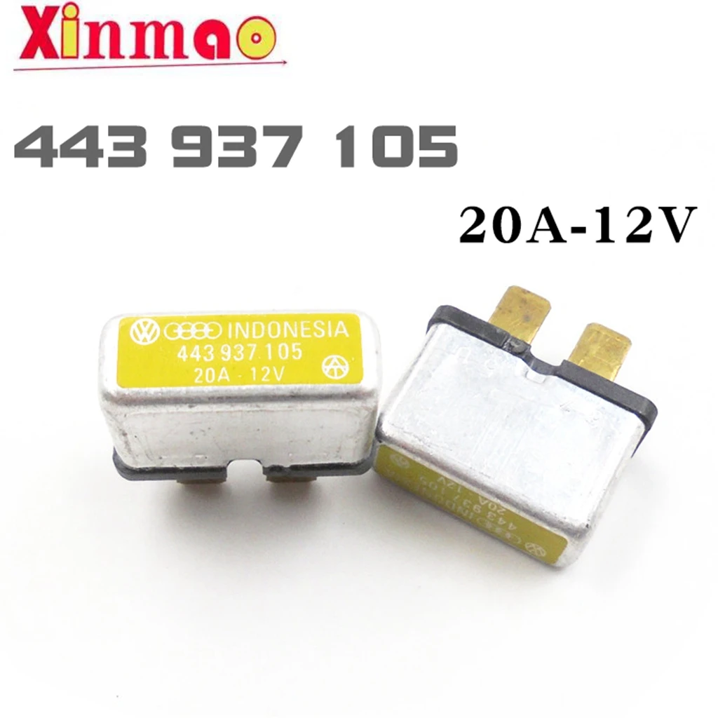 

1 шт. подходит для Volkswagen Audi a4a6, тепловое реле 443 937 105 20/15a-12v, предохранитель самовосстановления