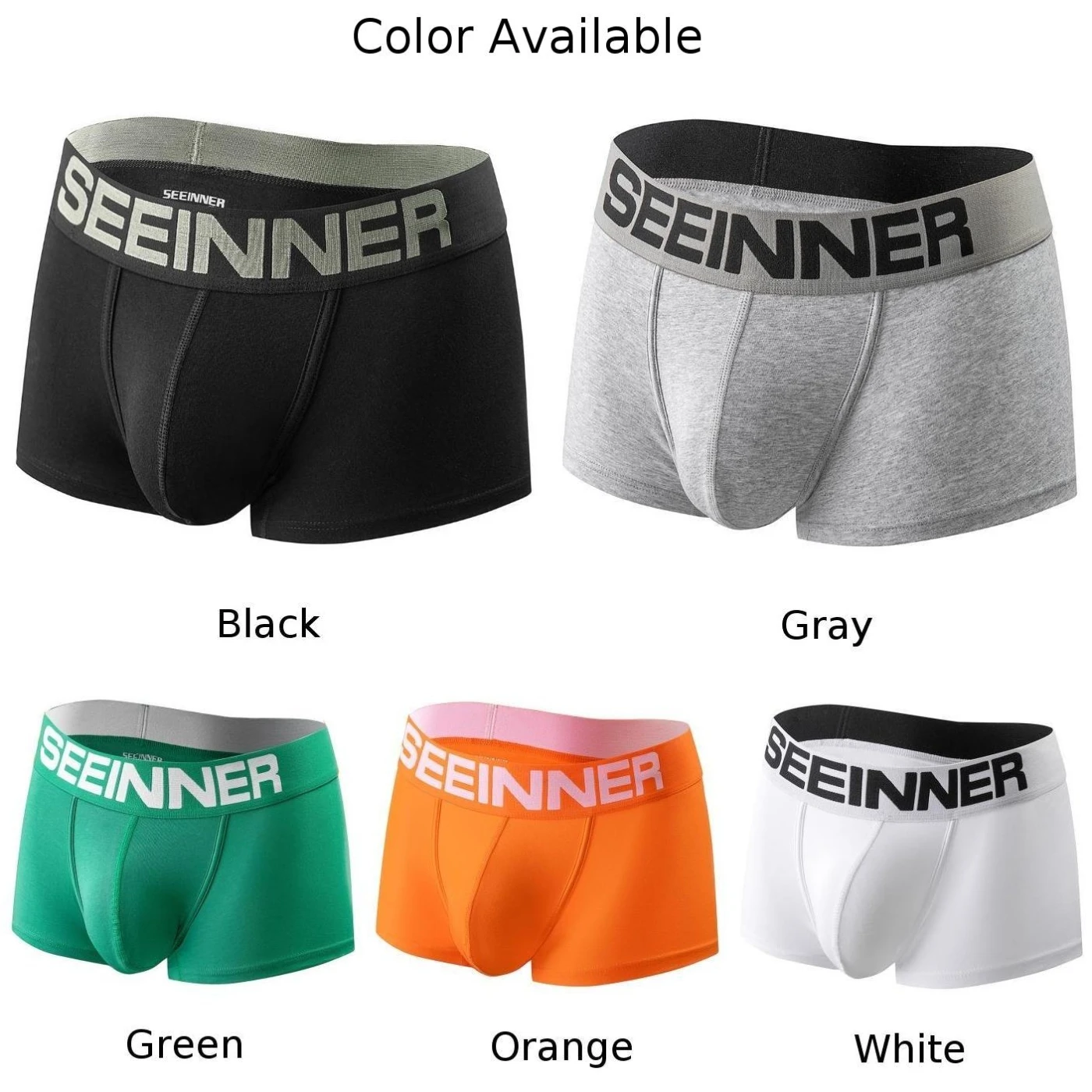 Мужские удобные дышащие плавки-боксеры бразильское нижнее белье трусики с