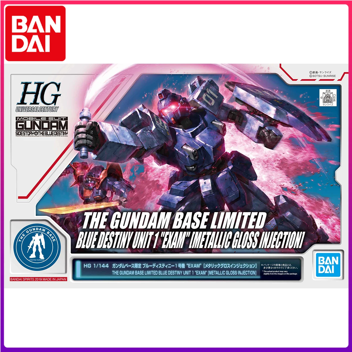 

Bandai HGUC THE BLUE DESTINY 1/144 01 Gundam RX-79BD-1 EXAM Assembly Model Kits Action Figure Model