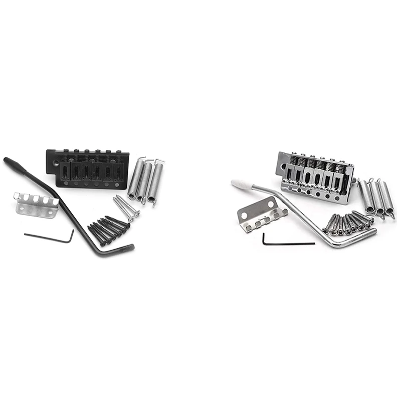 

52.5Mm Guitar Stratocaster Tremolo Bridge Set For Fender Strat Squier Electric Guitar Replacement