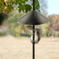 squirrel proof baffle for protecting outside pole bird feeders and bird houses pole mount raccoon squirrel guard stopper