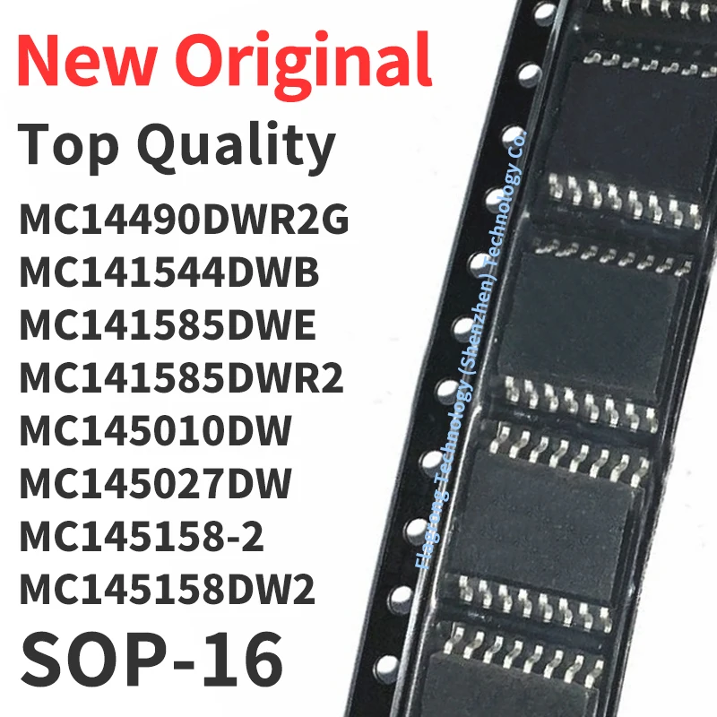 Новинка, оригинальный MC14490DWR2G MC141544DWB MC141585DWE MC141585DWR2 MC145010DW MC145027DW MC145158-2 mc145dw1582 SOP-16, 1 шт.