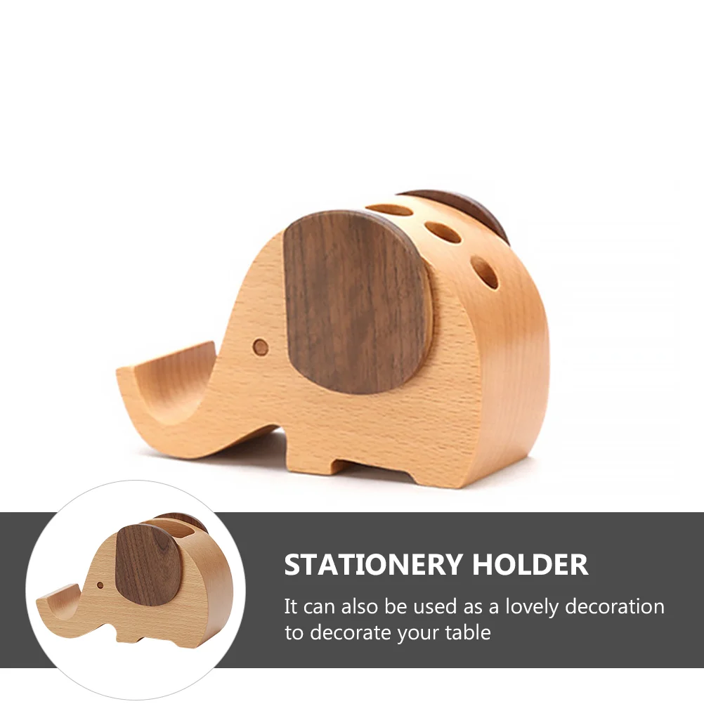 Орнамент слон держатель для ручки очаровательное настольное украшение