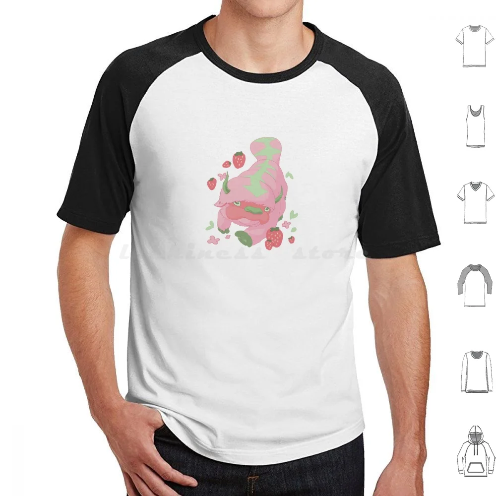 Strawberry Appa T Shirt Men Women Kids 6xl Cute Kawaii The Last Airbender Atla Aesthetic Pastel Funny Korra Pink |