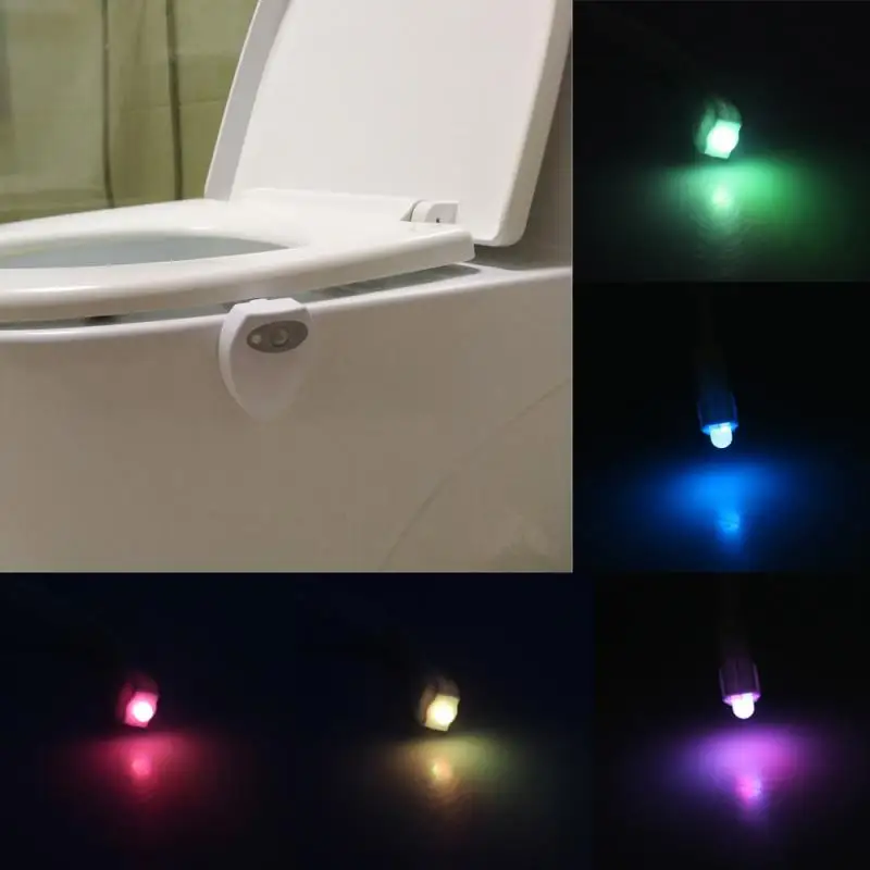 

1-5 шт., USB-подсветка для туалета, 8 цветов
