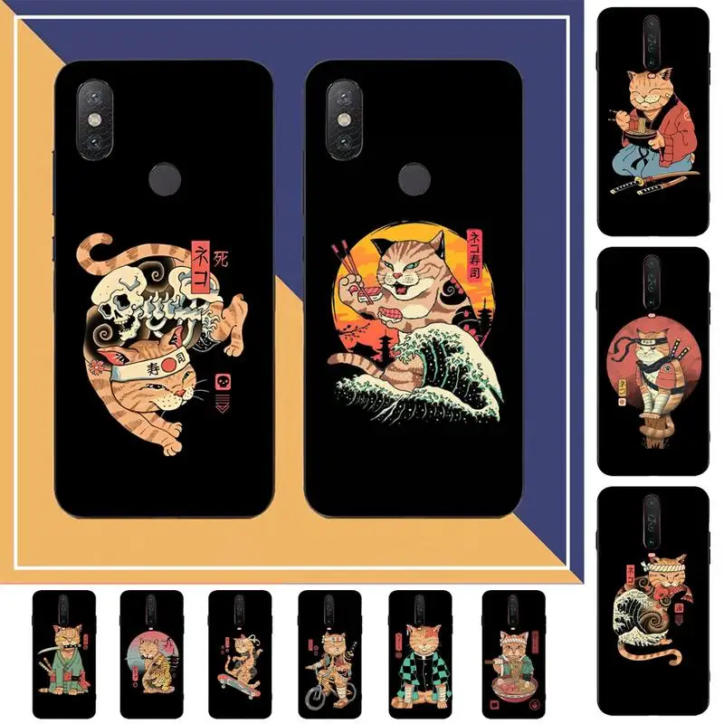 

Japan Cat Phone Case for Redmi Note 8 7 9 4 6 pro max T X 5A 3 10 lite pro