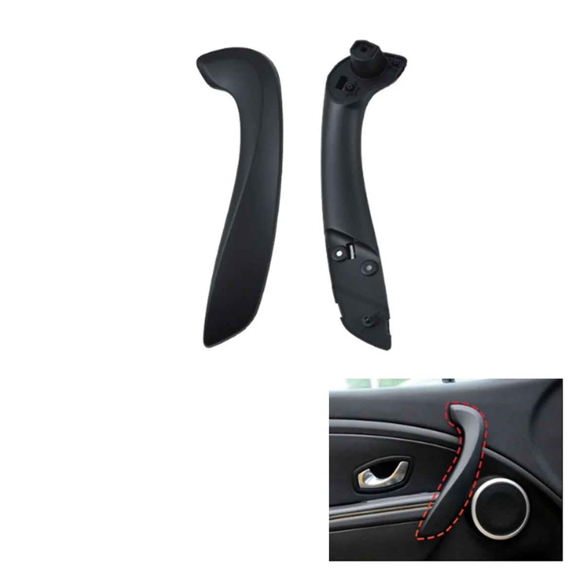 Автомобильная левая передняя и внутренняя дверная ручка в сборе 809540001R 809600007R для