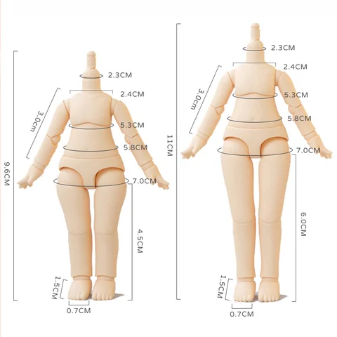 Новая кукла BJD 10 см 11 см, игрушки YMY, подходит для GSC ob11 1/12, кукла BJD, сферический шарнир, кукла, игрушка, ручной набор, аксессуары для кукол