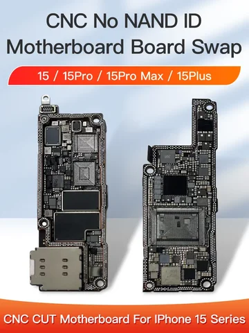 Материнская плата CUT с ЧПУ для IPhone15 Pro Max, США, ЕС, логическая плата, полировка процессора AP, RF плата IPhone15Plus, переключение процессора, резка основной полосы