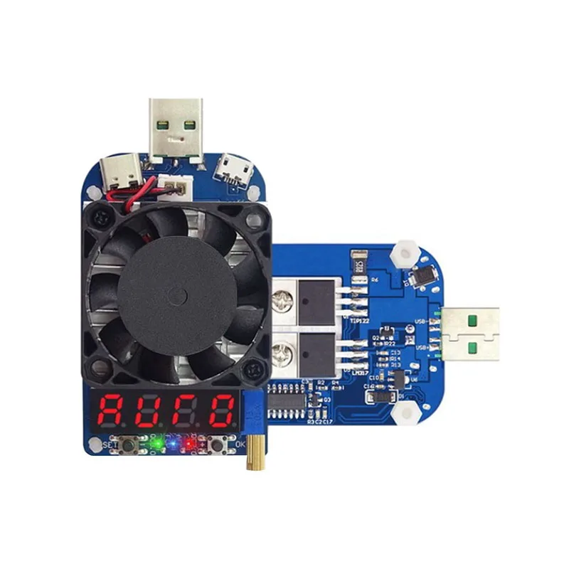 

Trigger QC2.0 QC3.0 Electronic USB Load Resistor Discharge Battery Test Adjustable Current Voltage