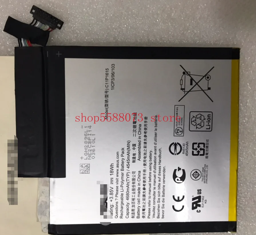 

Gelar High Quality Replacement 3.85V 4680mAh 18Wh C11P1615 Battery For Asus Zenpad Z8S ZT582KL P00J