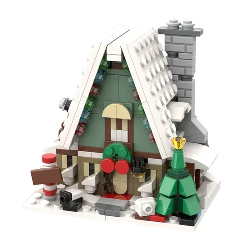 Конструктор MOC Elf Club Houseby Рождественский игрушечные строительные блоки для детей