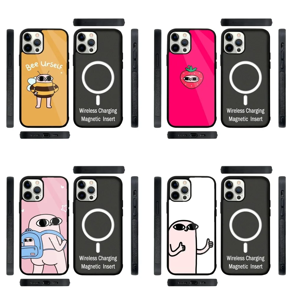 Чехол для телефона K-Ketnipz с сильным магнитом IPhone 15 14 13 Pro Max Plus 11 12 Mini беспроводной - Цена: 1499