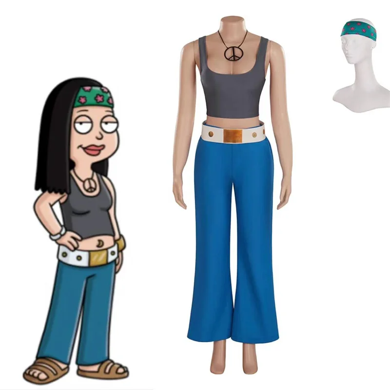 Костюм для косплея аниме Hayley Smith костюм из топа и брюк женщин костюмы на Хэллоуин