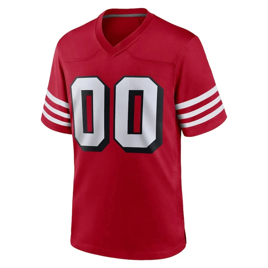 

Customized San Francisco Football T-shirt Men American Football Jersey Personalized You Name Any Number Sport Shirt All Stitched