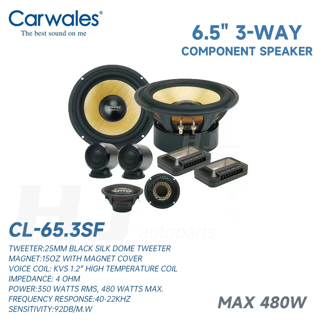 1 комплект 6 динамиков 3 5-дюймовый 3-полосный автомобильный динамик сабвуфер 5