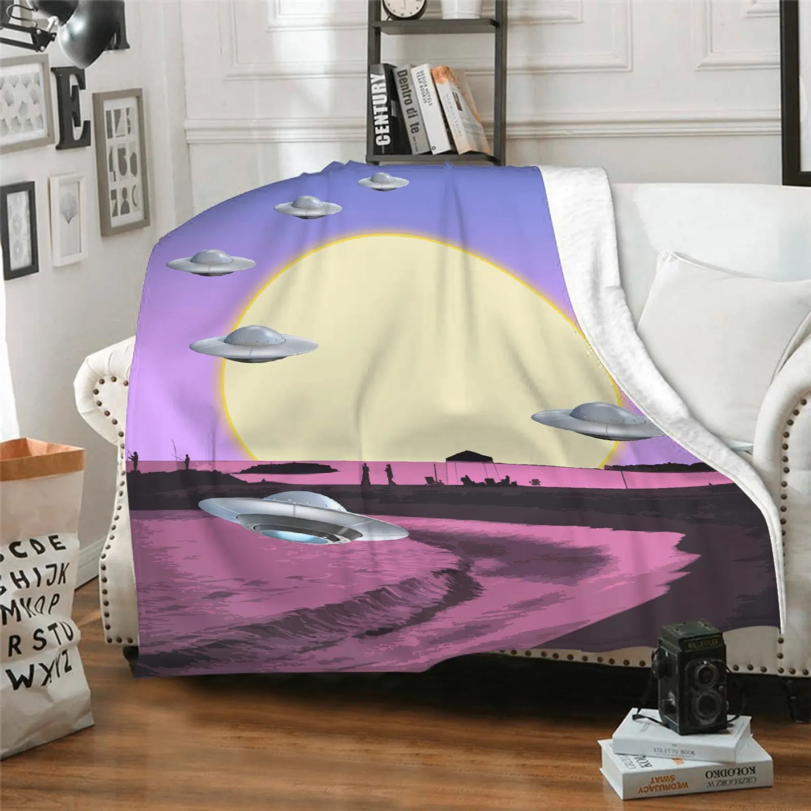 

Ультрамягкое Фланелевое Флисовое одеяло с коллажем, 80x60 дюймов