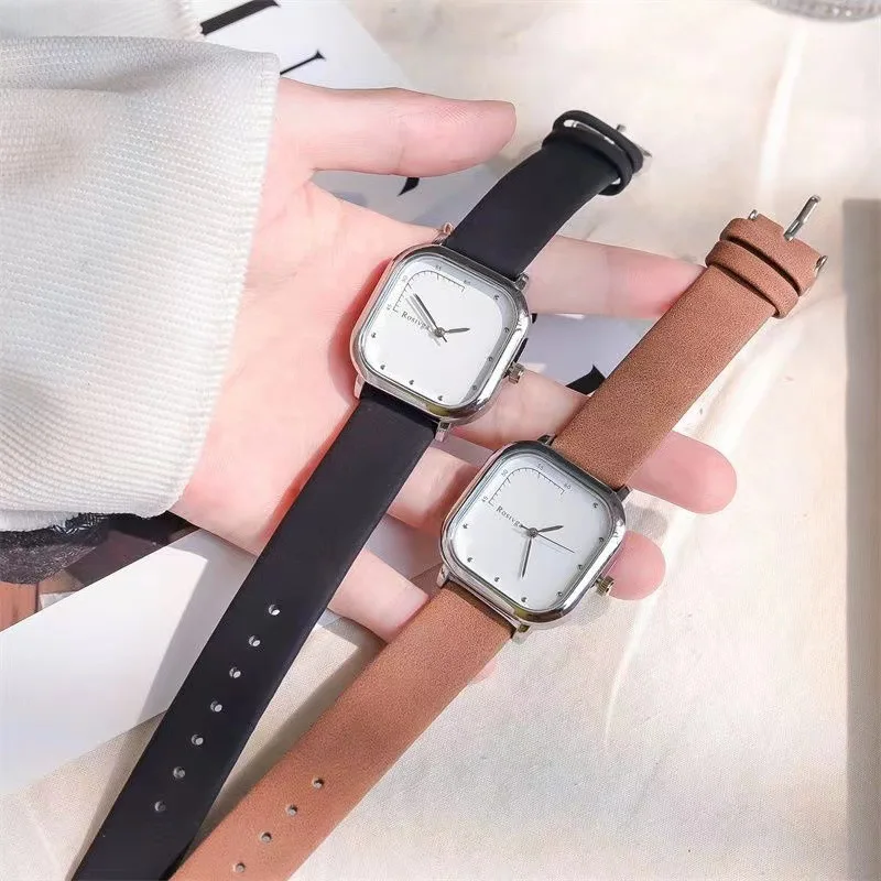 2023 New Fashion Light Luxury Quartz Watch Premium Women's Watch Brand Simple Casual 27 Black Watches Small enlarge